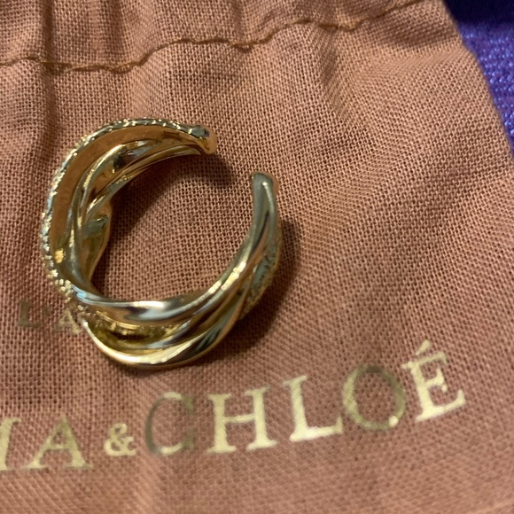 Sz 6 L'Atellier Paris Emma & Chloe Gold Ring - Picture 7 of 16